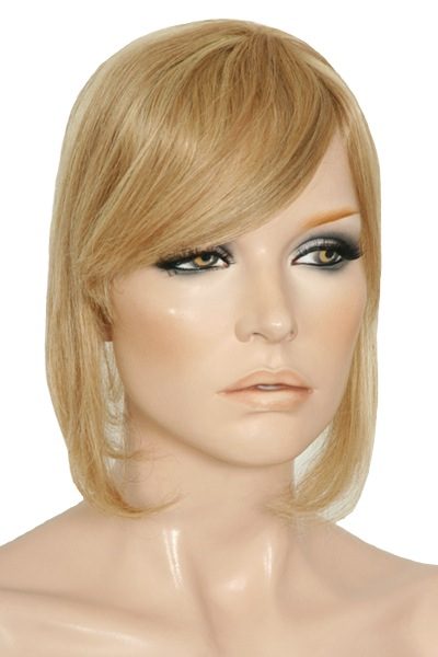 Human Hair Top Piece with Fringe 500 - Colour F18/22