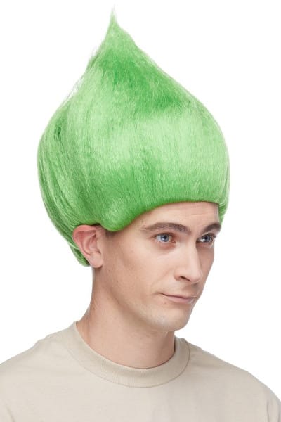 Green troll wig deals